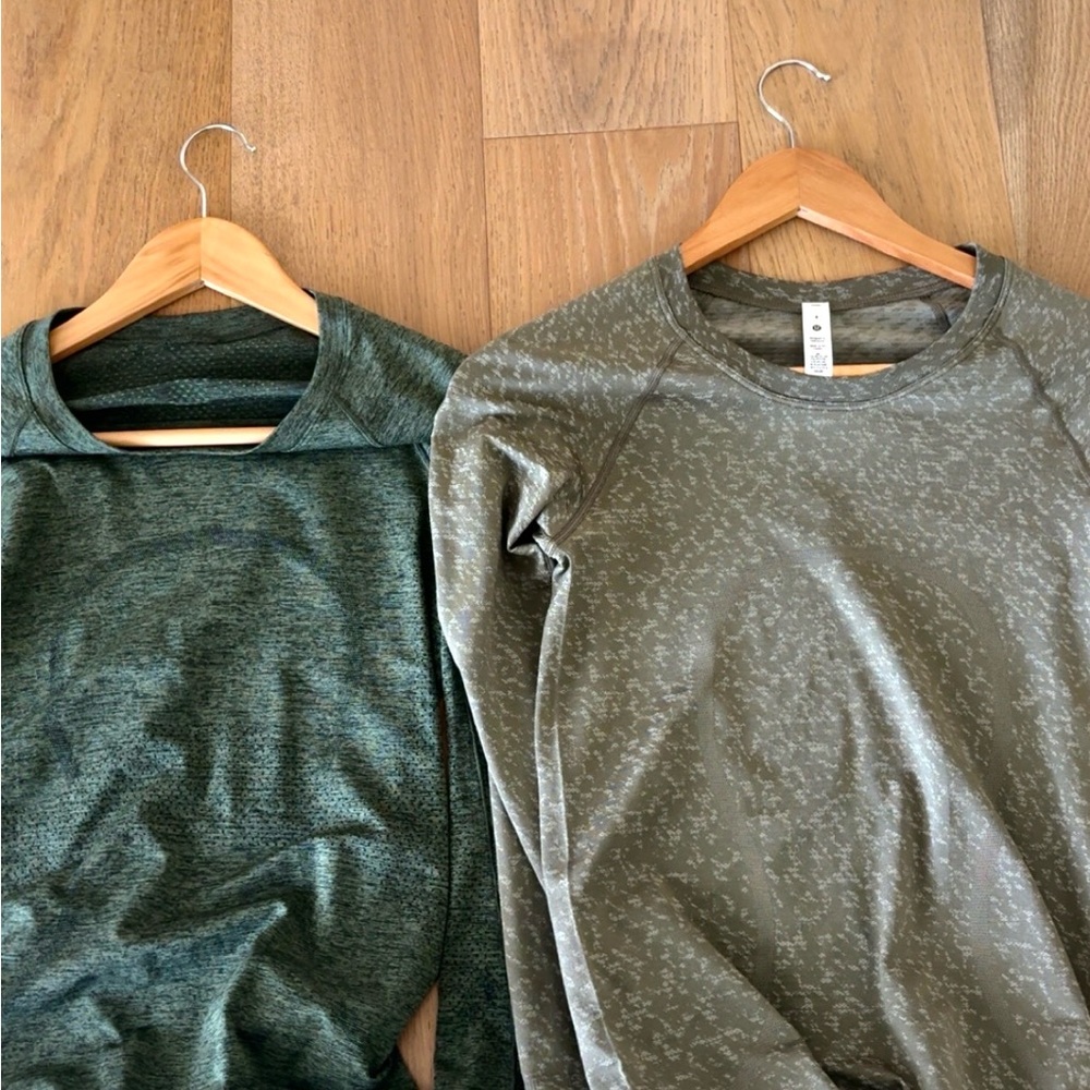 GREEN LULULEMON LONG SLEEVES! RARE COLORS 💚